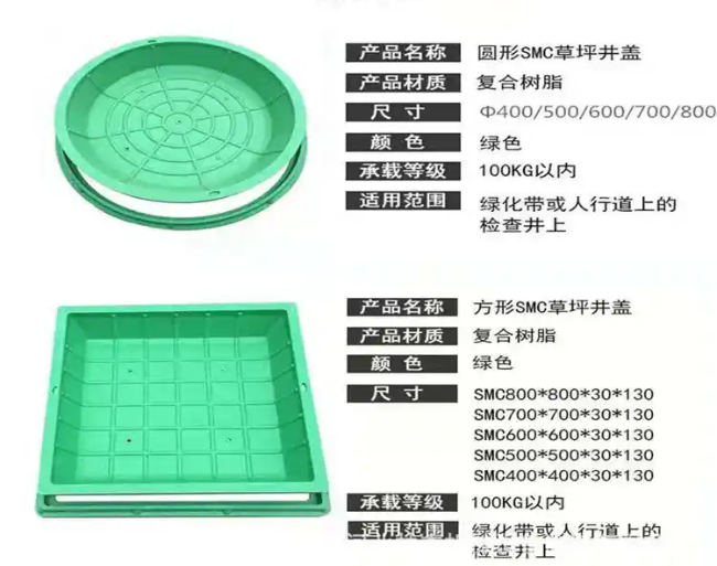 隆广镇树脂复合种植井盖展示
